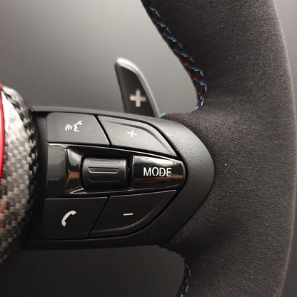 Volant Sport BMW M Performance - Semi Alcantara Blue / Red